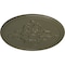 Ekena Millwork Milton Ceiling Medallion (Fits Canopies up to 7 7/8"), 40 5/8"OD x 1 3/4"P, Painted Turtle CM40MIPTF - alternate 3